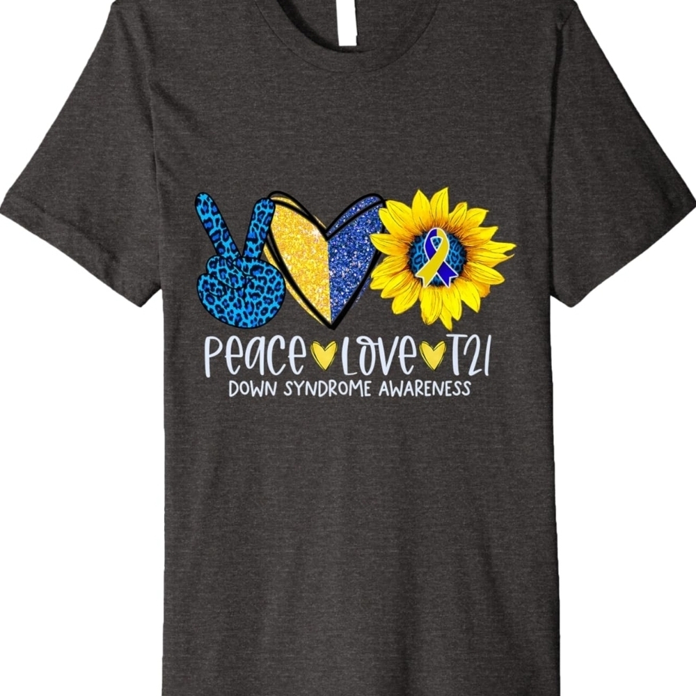 Port and Company Black Short Sleeve Tee with Peaceful Nature Design